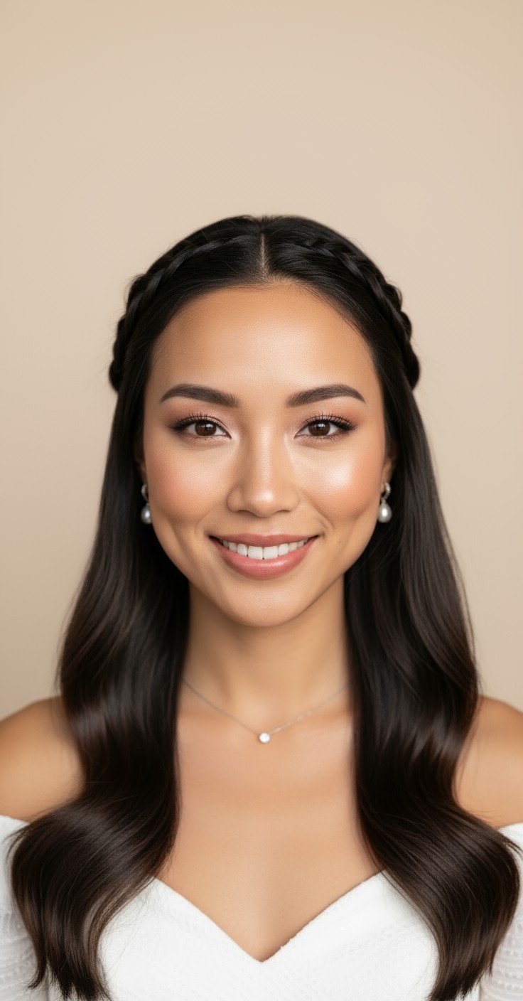 After Bridal Hair Down With Braid